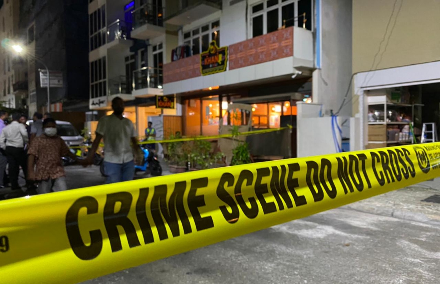 ބިދޭސީ މީހާ މަރާލި ރެސްޓޯރެންޓް ސަރަހައްދު ބަންދުކޮށްފައި -- ފޮޓޯ/މިހާރު