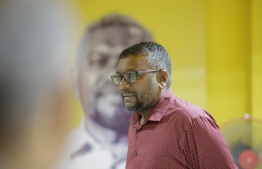 Chairperson of Maldivian Democratic Party (MDP) and Minister of Economic Development, Fayyaz Ismail: he said that he has no interest in becoming running mate for the upcoming presidential election -- Photo: Nishan Ali