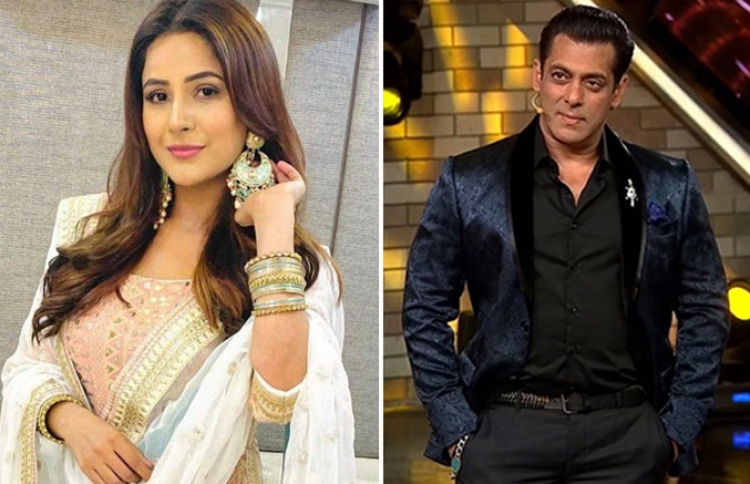 ބޮލީވުޑްގެ އެކްޓަރު ސަލްމާން ޚާން އަދި ޝެހެނާޒް ގިލް.