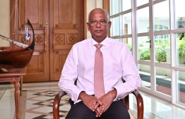 President Ibrahim Mohamed Solih announces education sector employees' salaries --Photo: Presidents Office