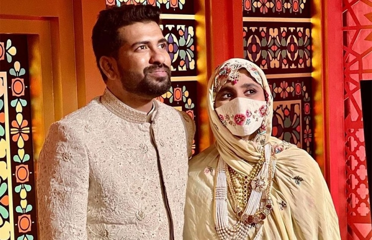 އޭއާރް ރަހްމާންގެ ދަރިފުޅު، ހަދީޖާ އާއި އޭނާގެ ފިރިމީހާ އޯޑިއޯ އިންޖީނިއަރު، ރިޔާޒުއްދީން ޝެއިހް މުހައްމަދު.