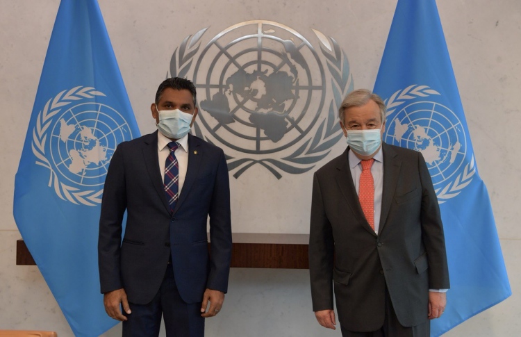 ނައިބު ރައީސް އދ. ގެ ސެކްރެެޓަރީ ޖެނަރަލްގެ އަރިހަށް