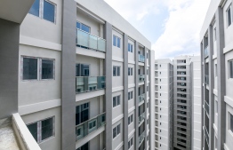 The housing flats developed by STELCO at Hulhumale' Phase II-- Photo: Fayaz Moosa
