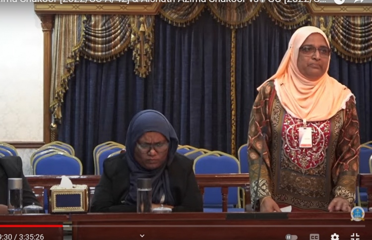 އާޒިމާއަށް ސުޕްރީމް ކޯޓުގައި ވެސް ނާކާމިޔާބު