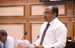 Thimarafushi MP Abdulla Riyaz.-- Photo: Parliament Secretariat