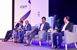 (FILE) STO'S Annual General Meeting, held on Monday, May 31, 2022: STO earned its highest profits in its history last year, a total of MVR 742 million -- Photo: Fayaz Moosa/Mihaaru