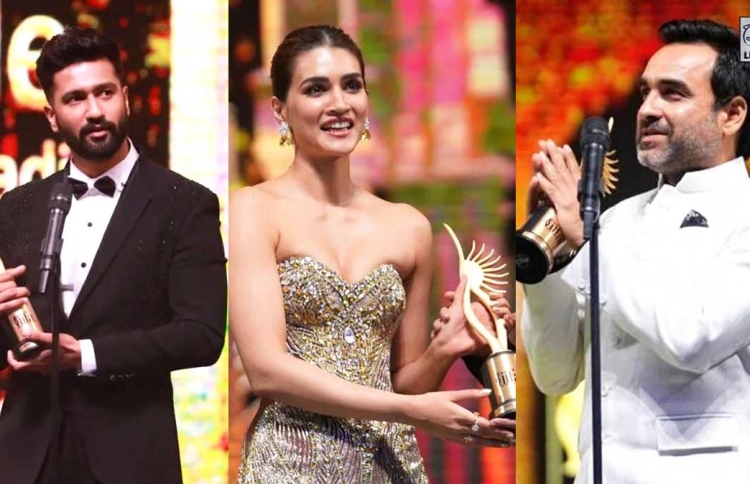 ޕަންކަޖް ޓްރިޕާތީ، ކްރިތީ ސަނޮން އަދި ވިކީ ކޯޝަލް.