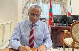 Supreme Court Justice Husnu Al Suood signing on letter of appointment as the President of Judges Association--
