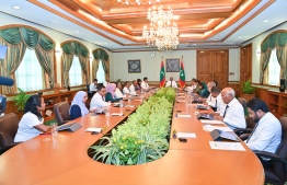 Cabinet meeting held in the President's Office on Tuesday -- Photo: President's Office