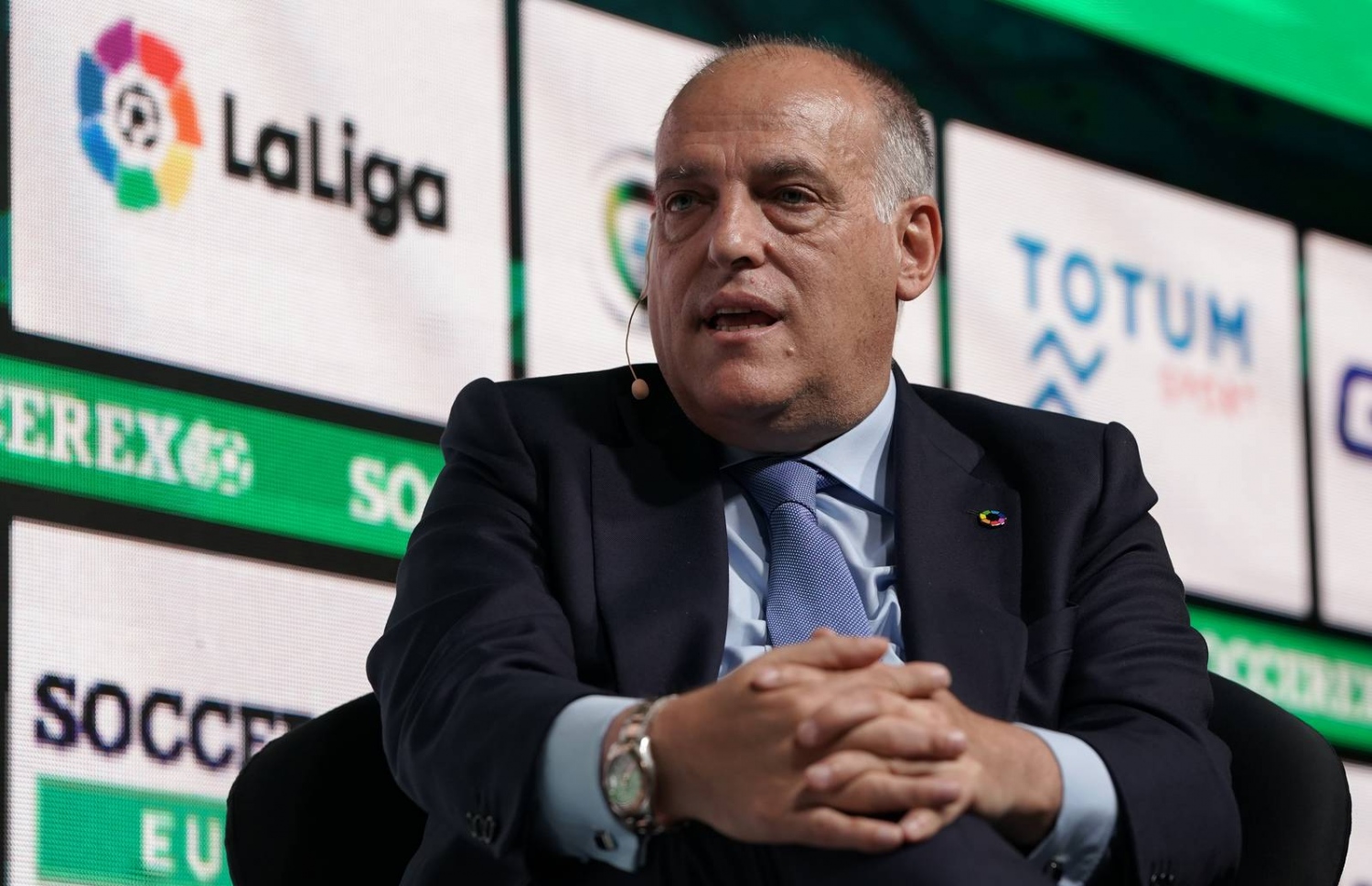 ލަ ލީގާގެ ރައީސް ހާވިއޭ ޓެބާސް.-- ފޮޓޯ: ގެޓީ އިމޭޖަސް