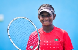 Tennis Player Aara --Photo: Fayaaz Moosa