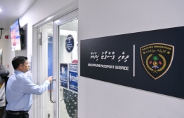 Maldives Immigration, Passport Services.-- Photo: Mihaaru
