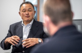 In this picture taken on May 31, 2022, All Japan Judo Federation president Yasuhiro Yamashita talks during an interview with AFP in Tokyo. - Japan is the home of judo but a brutal win-at-all-costs mentality, corporal punishment and pressure to lose weight is driving large numbers of children to quit the sport. -- Photo: Philip Fong / AFP