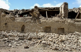 Damaged houses are pictured following an earthquake in Gayan district, Paktika province on June 22, 2022. - The 5.9-magnitude quake, which killed at least 1,000 people, struck hardest in the rugged east, where people already lead hardscrabble lives in the grip of a humanitarian crisis made worse since the Taliban takeover in August. -- Photo: AFP