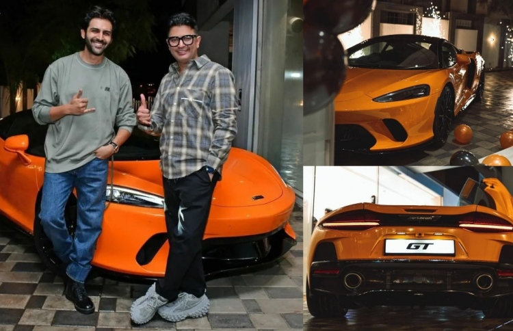 ކާތިކްގެ ކާރު ކައިރީ ފޮޓޯއަކަށް ހުއްޓިގެން.