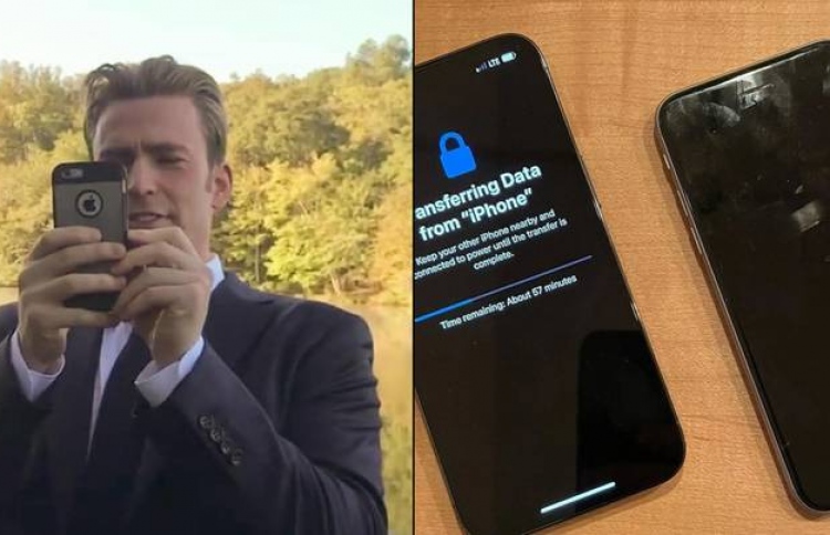 ހަތް އަހަރުފަހުން ކްރިސް އިވަންސް އާ އައިފޯނެއް ގަނެފި