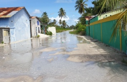 The island of GDh. Madaveli reported significant damages to some of the island's residences--