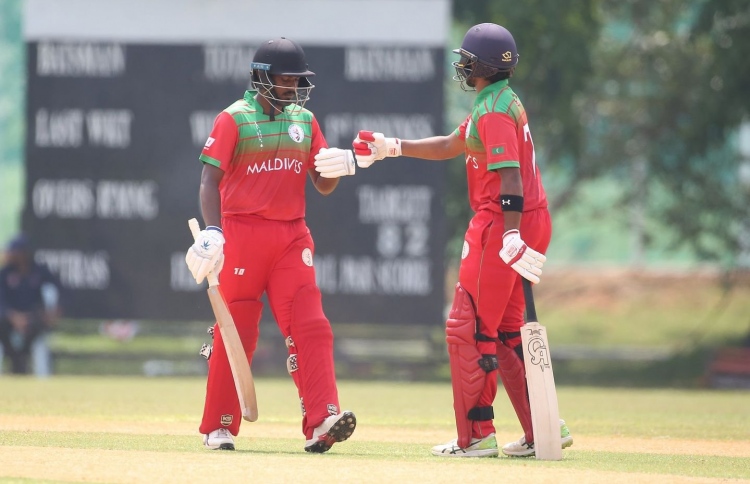 ކްރިކެޓް ޓީމުން ހަތް ވިކެޓުން ތައިލެންޑް ބަލިކޮށްފި