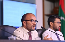 Press conference held by the Ministry of Finance on Tuesday, July 5-- Photo: Mihaaru