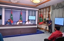 Ministry of Finance hosts press conference to discuss tax related matters-- Photo: Mihaaru