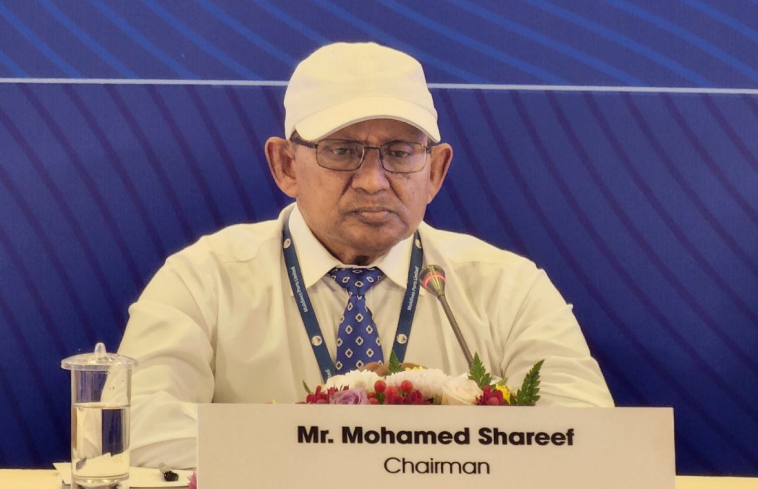 ރޭގެ ޖަލްސާގައި އެމްޕީއެލްގެ ޗެއާމަން މުހައްމަދު ޝަރީފް ބައިވެރިވެވަޑައިގަންނަވަނީ ---ފޮޓޯ: އެމްޕީއެލް