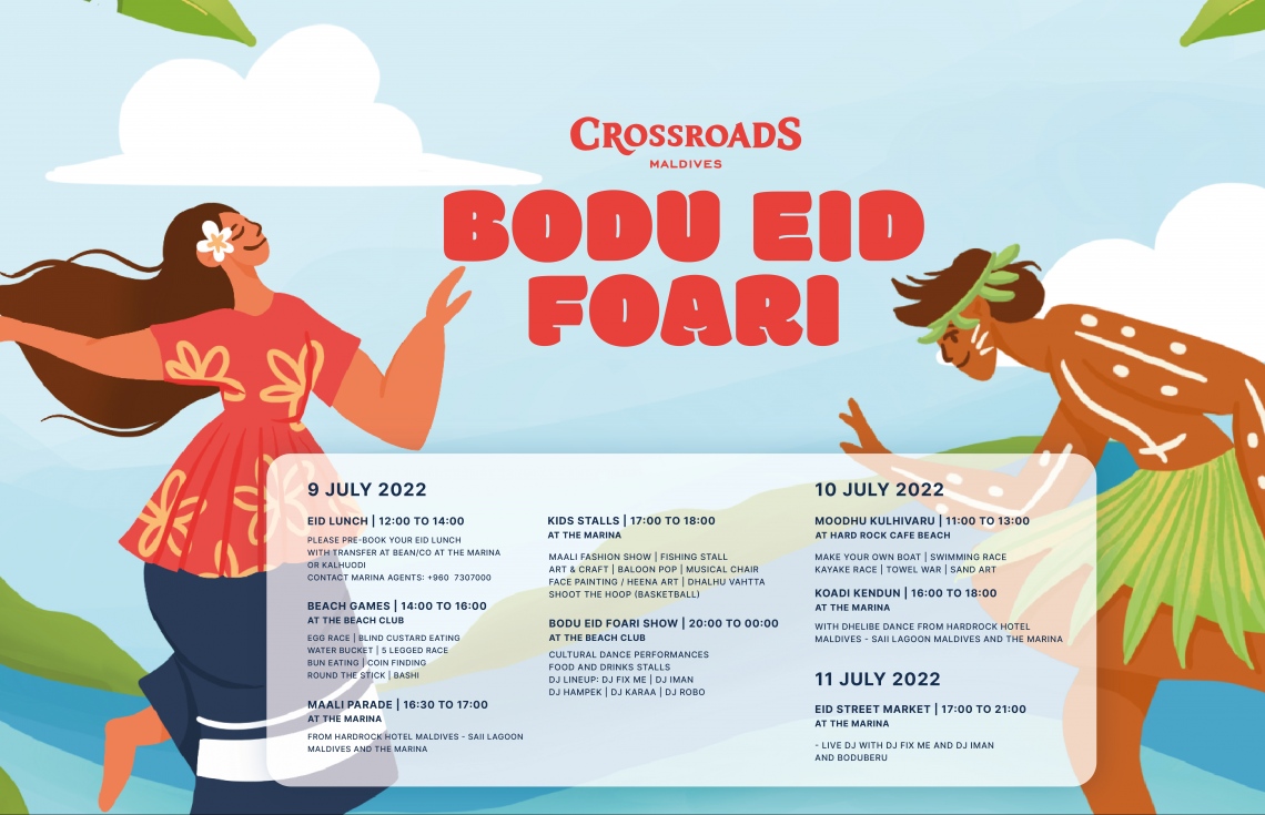 CROSSROADS Maldives welcoming visitors for "Bodu Eid Foari" - Vimarsana News