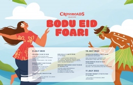 CROSSROADS Maldives Bodu Eid Foari Event will kickstart on the 9th for a three day long event --Photo: Crossroadsmaldives.