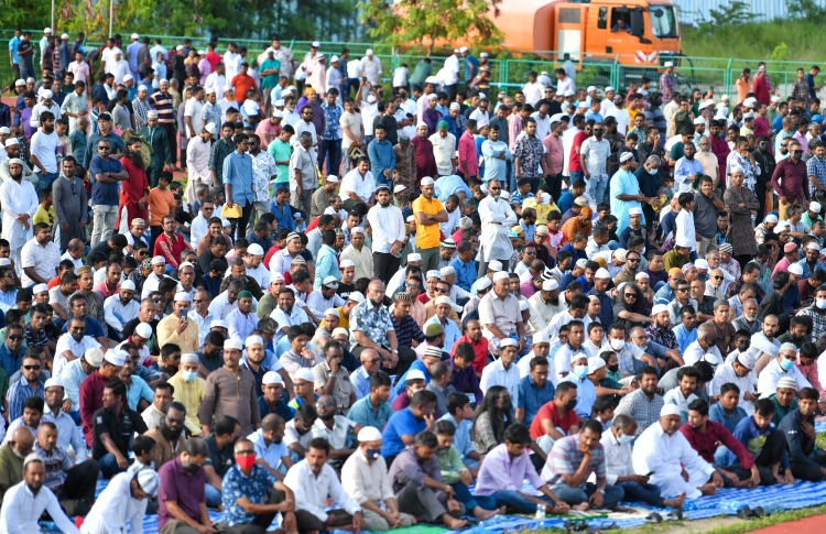 އީދު ނަމާދުގެ ބޮޑު ޖަމާއަތް މާލޭގެ 4 ތަނެއްގައި