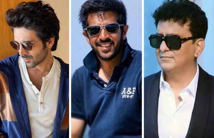 ސާޖިދު ނަންޑިއާވާލާ އާއި ކަބީރު ހާން އަދި ކާތިކް އާރިޔަން.