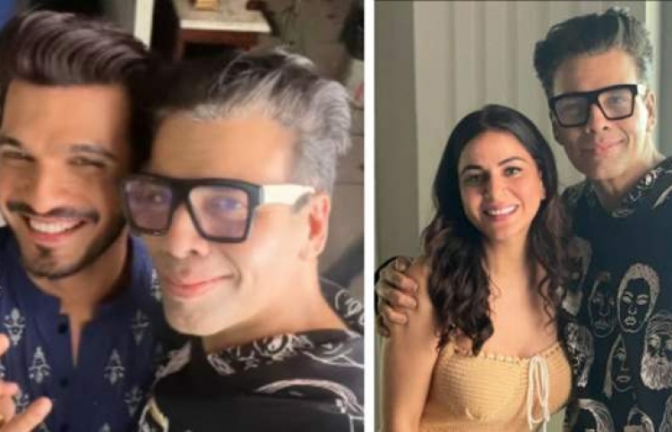 އަރްޖުން އާއި ޝްރައްދާ، ކަރަން ޖޯހަރާ އެކު.