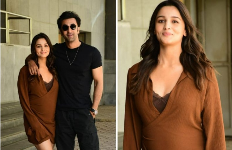 އާލިއާ އާއި އޭނާގެ ފިރިމީހާ ރަންބީރު.