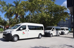 The Government of Japan handed over three assistive vehicles to Maldives Association of Persons with Disability (MAPD) -- Photo: Embassy of Japan in Maldives