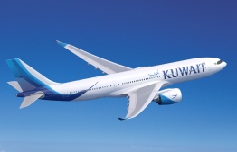 A Kuwait Airways flight-- Photo: Air Data News
