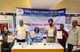 MOU signed by the National Council of Paramedical in India and the Maldives Paralympic Committee -- Photo: Maldives Paralympic Committee