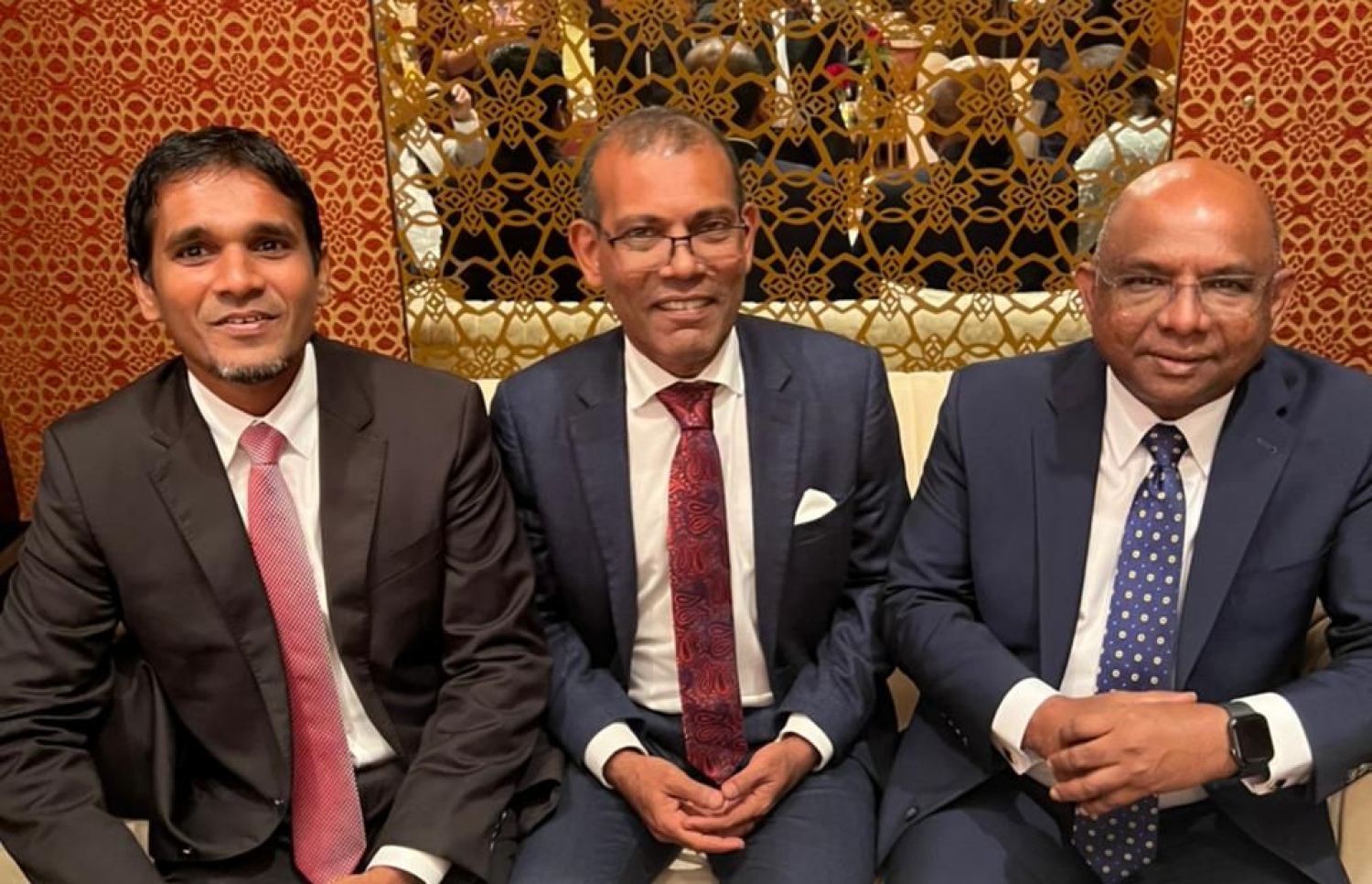 ނަޝީދާއި ޝާހިދުގެ އިތުރުން އިލްޔާސް ލަބީބް އިންޑިއާގައި: މި ބޭފުޅުން ބައްދަލުވެވަޑައިގަތީ ޖީއެމްއާރު ރާއޯގެ ކާފަ ދަރިކަލުންގެ ކައިވެނި ހަފުލާއެއްގެ ތެރެއިން.