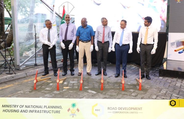 ތާރުއަޅައިގެން އަމީނީމަގު ހެދުމުގެ މަސައްކަތް ފަށައިފި