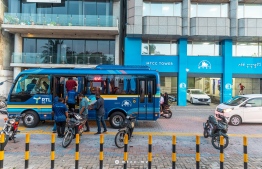 Testing phase of MTCC mini-bus service in Male' City-- Photo: MTCC