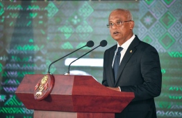 President Ibrahim Mohamed Solih speaking at the 51st anniversary of Maldives Correctional Service -- Photo: President's Office