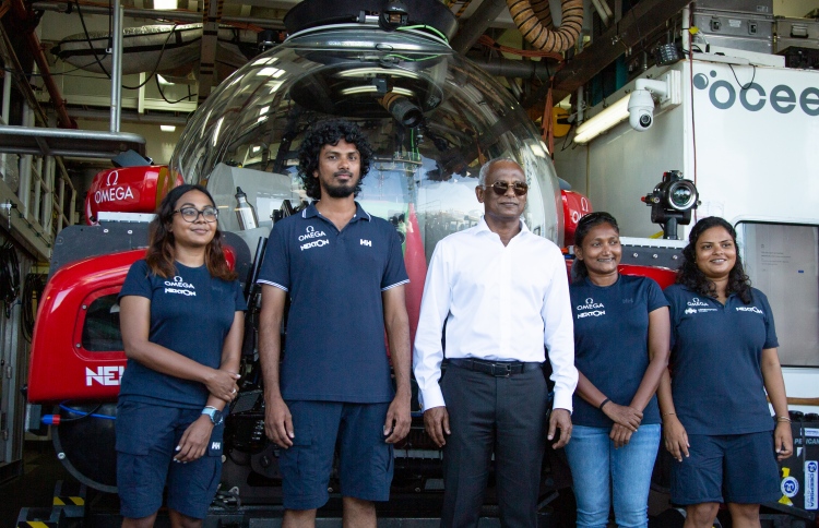 ކަނޑުގެ ދިރާސާކުރާ ޓީމަށް ރައީސް ހިތްވަރުދެއްވައިފި