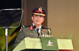 Former Chief of Defence Force Lieutenant General Abdulla Shamaal.-- Photo: Mihaaru