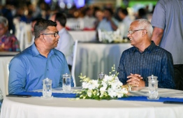 President Ibrahim Mohamed Solih and MPL's Managing Director Shahid Ali attending the ceremony to mark the 36th anniversary of MPL