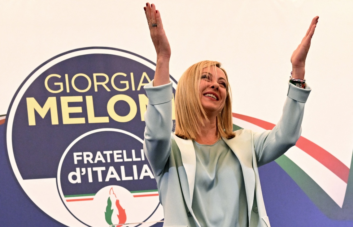 އިޓަލީގެ ފުރަތަމަ އަންހެން ބޮޑުވަޒީރު ކަމަށް ޖިއޯޖިއާ