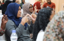 Participants of training conducted for BML employees; BML has provided financial assistance to develop a Sign Language dictionary -- Photo: BML