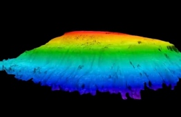 Satho Raha seamount mapped using sonar technology -- photo: Nekton