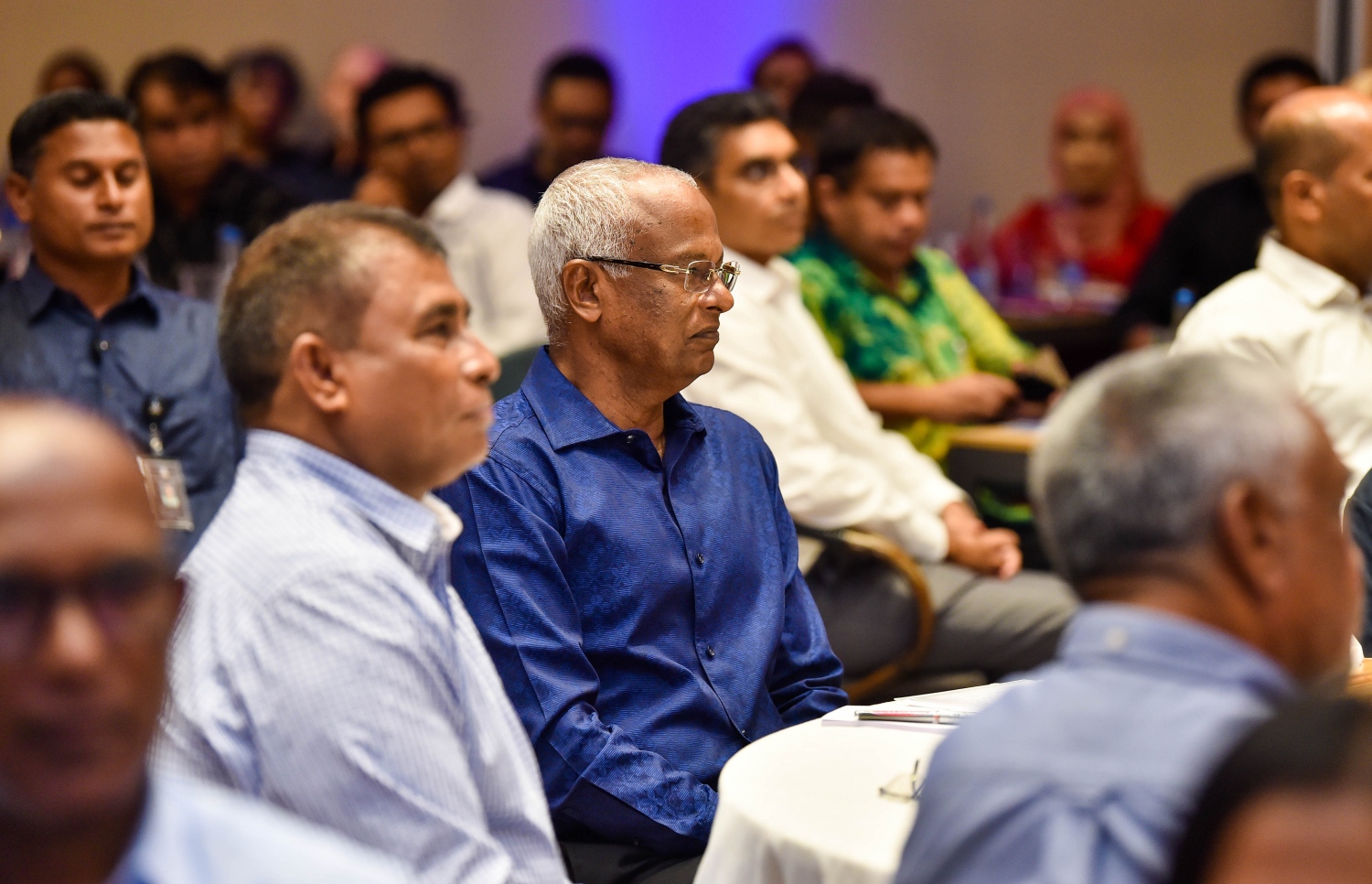 ރޭގެ ހަފުލާގައި ރައީސް އިބްރާހިމް މުހައްމަދު ސޯލިހު ބައިވެރިވެވަޑައިގަންނަވަނީ.---ފޮޓޯ: ރައީސް އޮފީސް