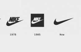 Changes to Nike logo through history-- Photo: Design Your Way