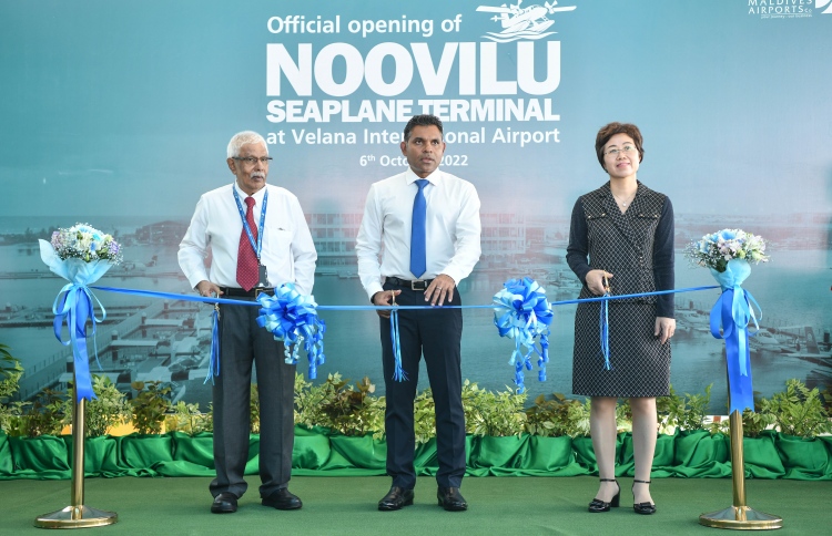 "ނޫވިލު" ސީޕްލޭން ޓާމިނަލް ރަސްމީކޮށް ހުޅުވައިފި