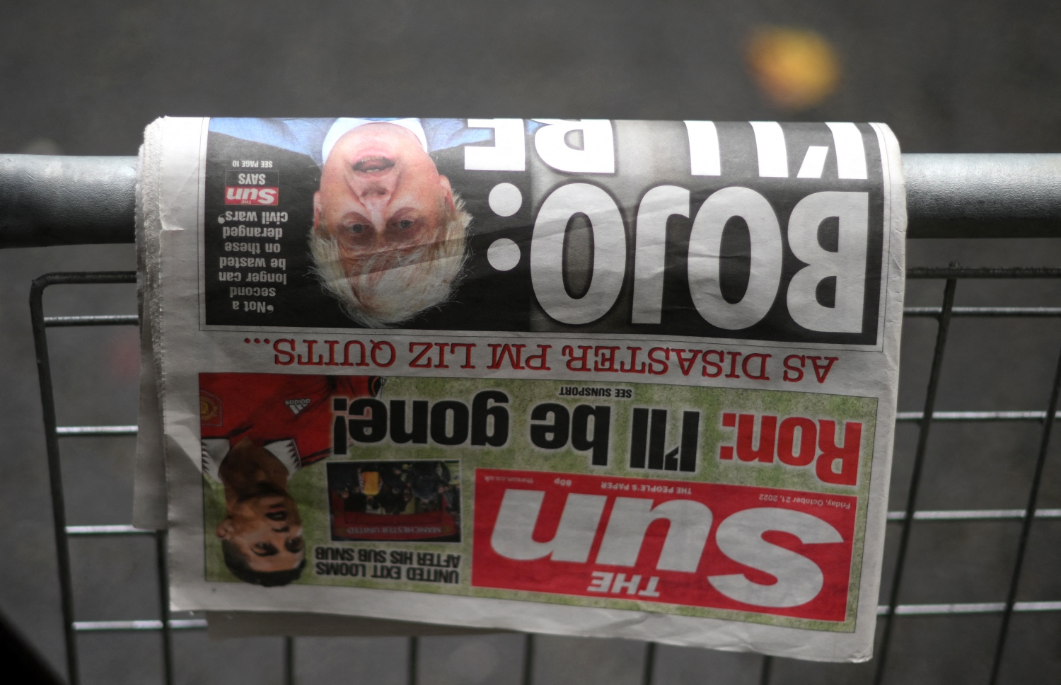 އިނގިރޭސި ވިލާތުގެ ދުވަހު ނޫހެއް ކަމަށްވާ ދަ ސަންގައި، އެ ގައުމުގެ ކުރީގެ ބޮޑުވަޒީރު ބޮރިސް ޖޯންސަން ބޮޑުވަޒީރު ކަމުގެ މަގާމަށް ޝައުގުވެރިވާ ވާހަކަ، އޮކްޓޫބަރު 21 ވަނަ ދުވަހު ޝާއިއުކޮށްފައި