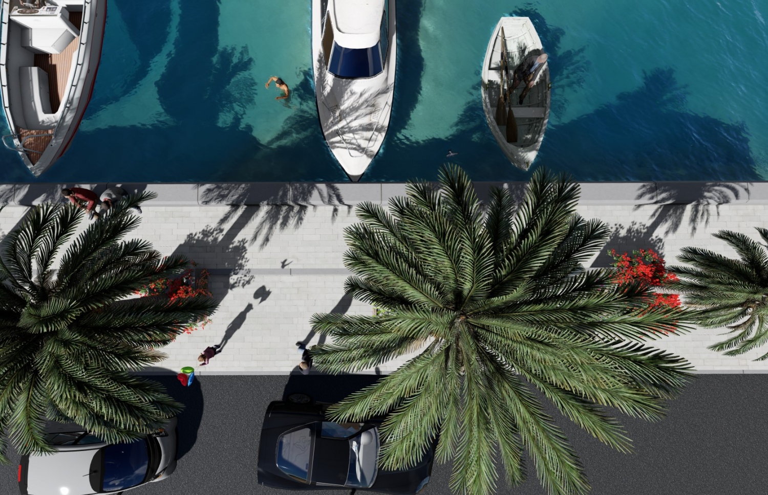 މާލޭ ސިޓީ ކައުންސިލުން ބޮޑުތަކުރުފާނުމަގު ތަރައްގީކުރަން ނިންމާފައިވާ ގޮތް ފެންނަ ކުރެހުން. -- ފޮޓޯ: މާލޭ ސިޓީ ކައުންސިލުން