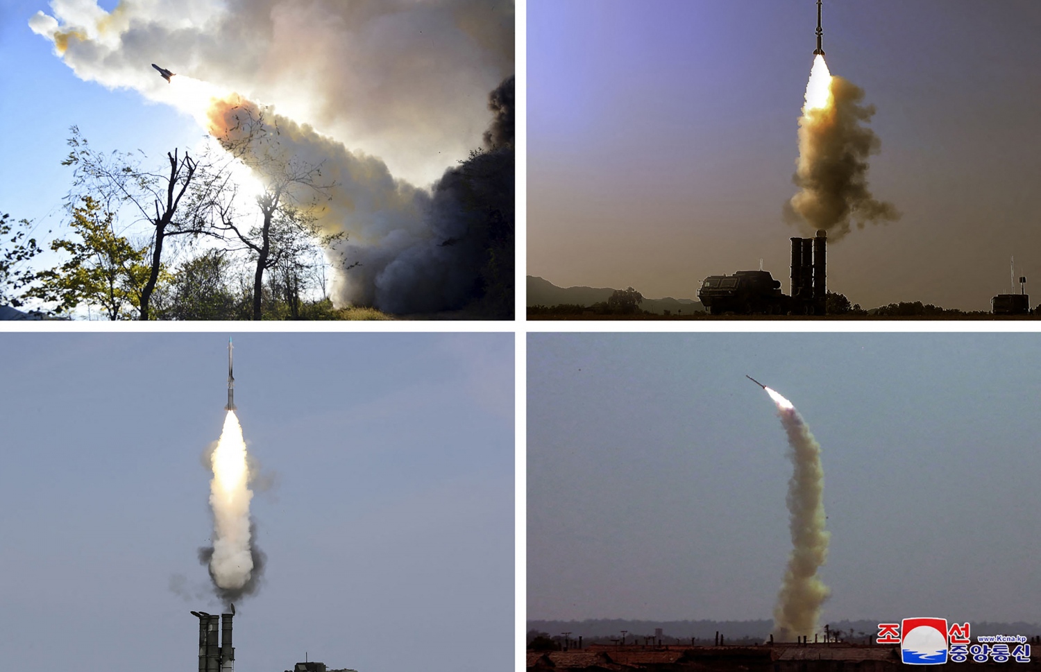 ނޮވެމްބަރ 6، 2022: އުތުރު ކޮރެއާ އިން ދާދި ފަހުން އަޖުމަބެލި މިސައިލްތަކުގެ ބައެއް ފޮޓޯ. --އޭއެފްޕީ